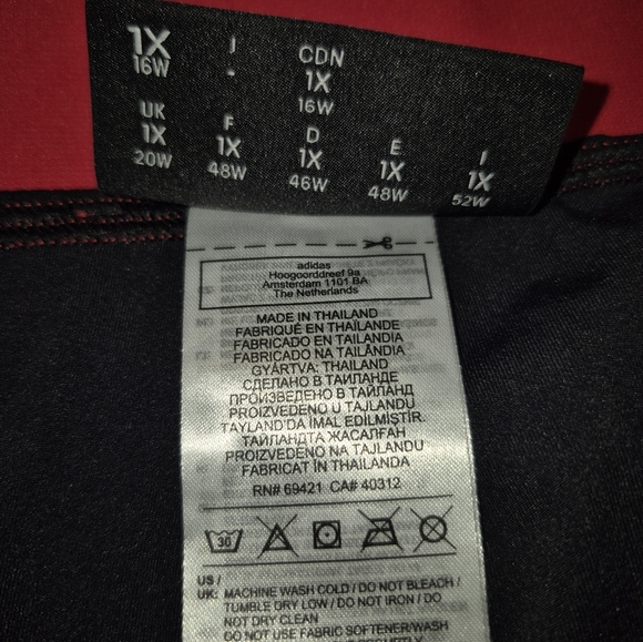 Cardi B By Reebok Black High-Waisted Leggings with Mesh Inserts - Picture 3 of 9